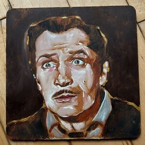 Vincent Price prince of horror original oil painting